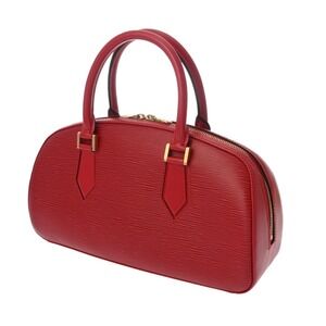 Louis Vuitton Handbag Leather Castilian Jasmine Epi Red